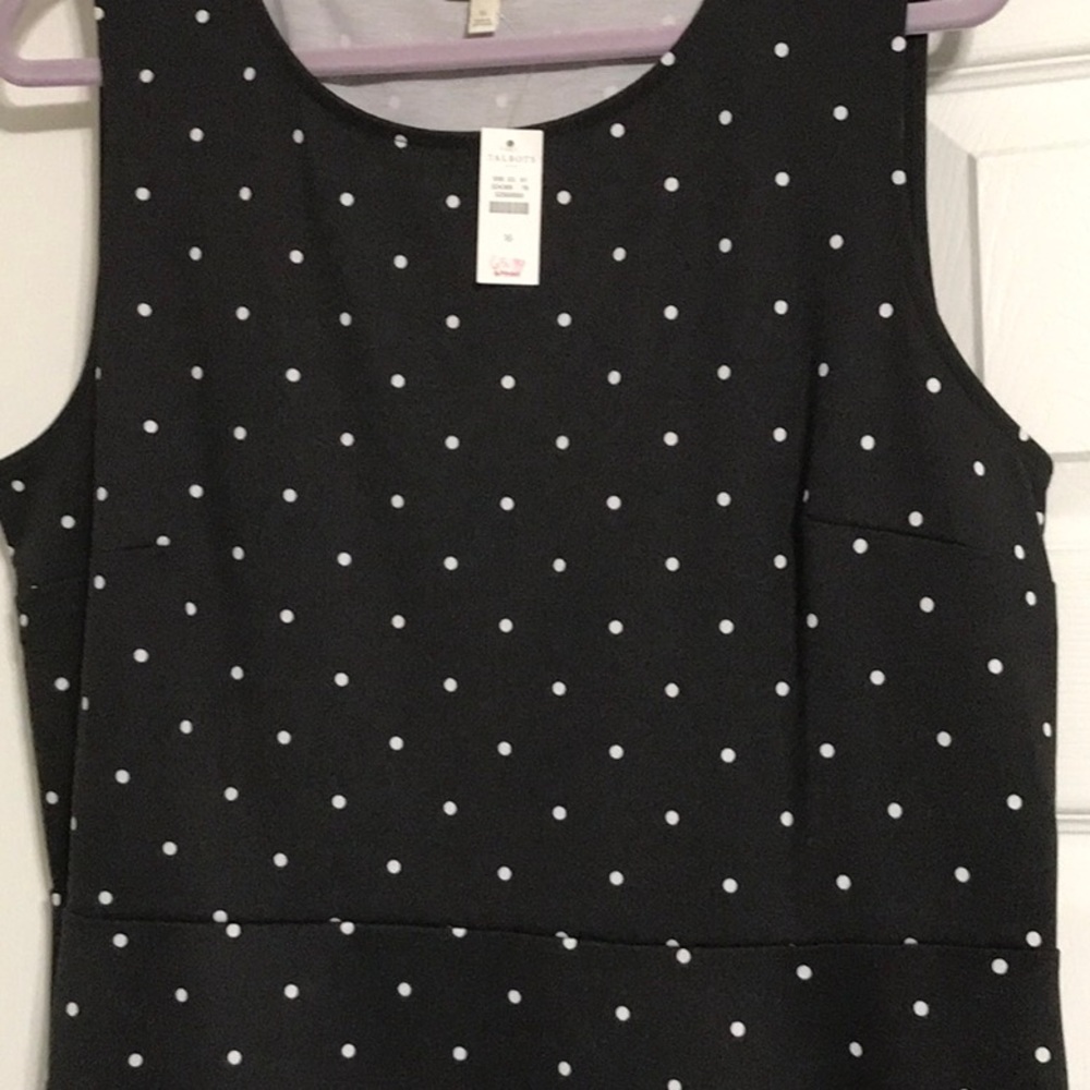 Black/white polka dots dress - Picture 5 of 5